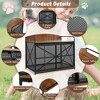 Heavy Duty Large Dog House Dog Crate Wooden Cage Indoor Kennel Furniture Decorative Pet House Dog Shelter Side Table End Table, Brown/Gray+Black-Moder - 3 of 4