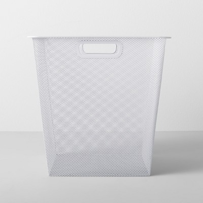 12.75"X12.75"X12.75" Deep Metal Sweater Bin White - Made By Design™