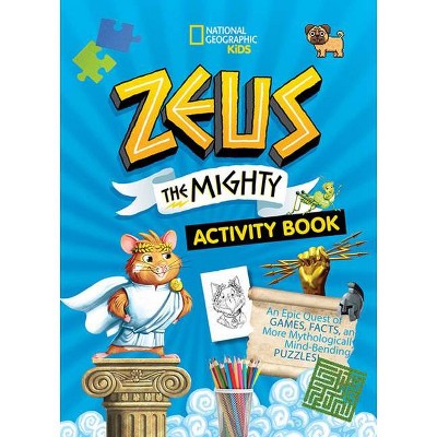 Zeus the Mighty Activity Book - by  Tracey West (Paperback)