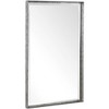 Uttermost Rectangular Vanity Accent Wall Mirror Industrial Beveled Distressed Aged Silver Frame 20 1/4" Wide for Bathroom Bedroom - 3 of 4
