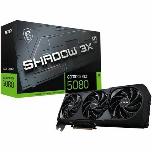 MSI RTX 5080 16G SHADOW 3X OC 16GB GDDR7 Graphics Card G508016S3C