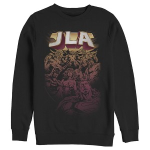 Men's Justice League JLA Superheroes Sweatshirt - 1 of 3