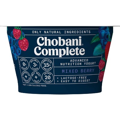 Chobani Complete Mixed Berry Greek Yogurt - 5.3oz