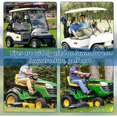 Garvee 15x6-6 15x6.00-6 Lawn Mower Tractor Cart Turf Tires15x6x6-Set 2