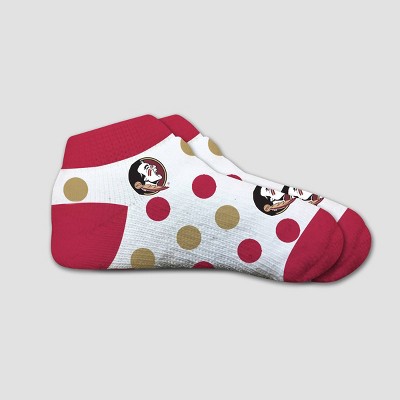 NCAA Florida State Seminoles Polka Dot Infant Socks 2T-4T