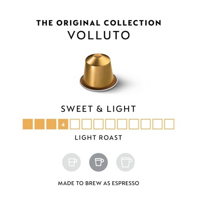 Nespresso Original Volluto Capsules Light Roast - 50ct