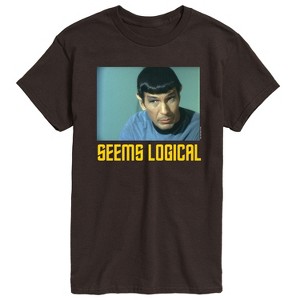 Men's - Star Trek - Spoc Seems Logical Short Sleeve Graphic T-Shirt - 1 of 4