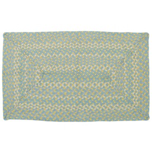 Park Designs Cozy Cottage Braided Blue Rectangle Indoor Rug 27" x 45" - 1 of 4