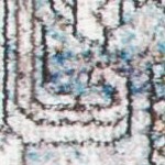 turquoise/light orange