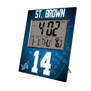 NFL Detroit Lions Players Game Tactic Wall Clock - 1 of 3