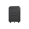 NicBex 3-Drawer Mobile File Cabinet with Lock 5 Wheel Design Under Desk Storage Filing Cabinet for Home, Office - 2 of 4