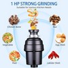 WhizMax Kitchen Garbage Disposal,  Continuous Feed Noise Insulation Food Waste Disposal - 2 of 4