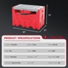 Diesel Tank, Portable Diesel Tank - 51 Gal with 12V Transfer Pump (10.6 GPM), Auto Nozzle, Filter, Truck Bed-Fit for Agriculture/Construction - 2 of 4