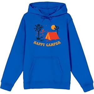 Adventure Society Happy Camper Adult Long Sleeve Hoodie - 1 of 2