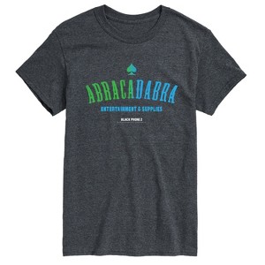 Men's The Black Phone Abracadabra Logo Short Sleeve Graphic T-Shirt - Heather Charcoal - 1X Big and Tall - 1 of 4