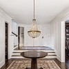 ALOADECOR Vintage Glam Crystal Basket Chandelier in Antique Gold - 4 of 4