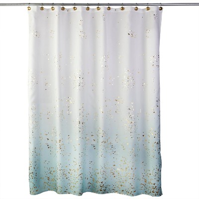 Splatter Shower Curtain Aqua - SKL Home