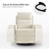 Nestor Swivel rocker Recliner Set of 2 With Swivel Function| ARTFUL LIVING DESIGN-IVORY - 4 of 4
