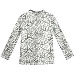 City Threads USA-Made Girls UPF 50+ Printed Long Sleeve Rashguard Tee - 1 of 3