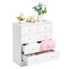 KTMBDW Modern 5-Drawer Dresser for Bedroom,Living Room, White - 3 of 4