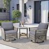 Buenhomino Patio Furniture Wicker Outdoor Conversation Set - 2 of 4