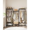 SONGMICS Portable Wardrobe Closet Heavy Duty Clothes Rack, Freestanding Closet Organizer, Metal Garment Rack - 3 of 4