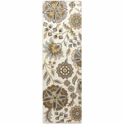 Hauteloom Mack Floral Wool Area Carpet