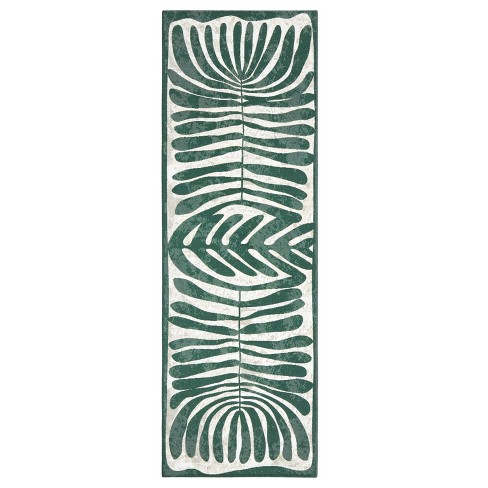 TOWN & COUNTRY LUXE Livie Matisse Cutout Everwash Washable Multi-Use Decorative Rug - image 1 of 4