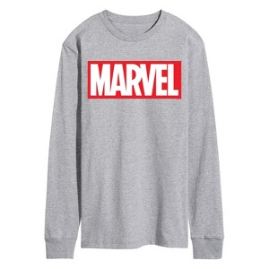 Men's - Marvel - Logo Long Sleeve Graphic T-Shirt - 1 of 4
