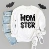 Simply Sage Market Women's Graphic Sweatshirt Momster Halloween - 3 of 4