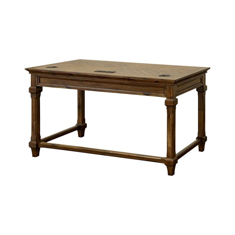 Porter Traditional Wood Writing Desk Brown - Martin Furniture, 4 of 13