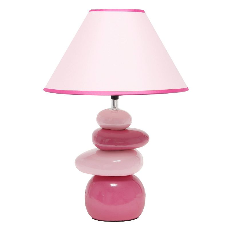Ceramic Stone Table Lamp - Simple Designs, 1 of 8