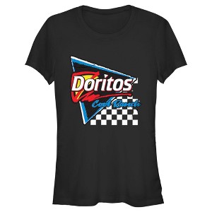 Juniors Womens Doritos Cool Ranch Retro Logo T-Shirt - 1 of 4