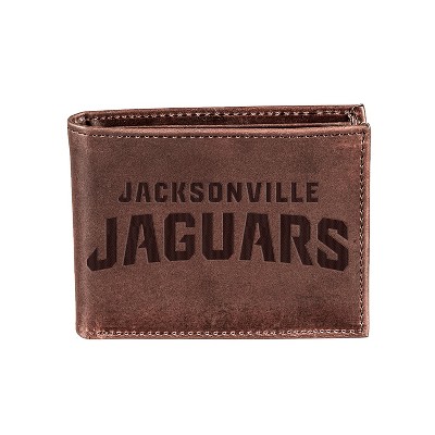 Evergreen Jacksonville Jaguars Bi-Fold Wallet, Brown