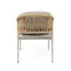 PAGED 2-Pieces Outdoor Dining Chairs Modern Outdoor Chair with Arms, Metal Frame for Poolside, Patio, Lawn, Backyard - 2 of 4