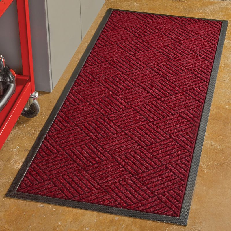Collections Etc Rubber Skid-Resistant Tufted Utility Rug, 2 of 5