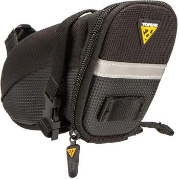 Topeak Aero Wedge Seat Bag: Strap-on Small, Black