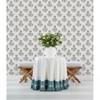 Brewster Flourish Block Print Blue and Green Multi Peel and Stick 1pc Wallpaper - 3 of 4