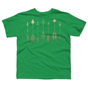 Boy's Design By Humans Be Brave Little Arrow (gold) By staceyroman T-Shirt - 1 of 3