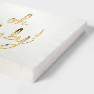 30ct &#39;Oh Baby&#39; Lunch Napkins - Spritz&#8482;