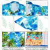HAPPY BAY Mens Hawaiian Short Sleeve Button Down Shirt Men's Vacation Shirts Summer Beach Casual Tropical Shirts for Men Funny - 3 of 3