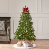 NicBex 4.5ft Prelit Artificial Christmas Tree Hinged Full Tree with 200 Clear Lights for Decorations, Green - 4 of 4