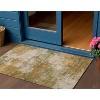 HomeRoots 3' X 5' Copper And Ivory Abstract Washable Indoor Outdoor Area Rug - 2 of 4