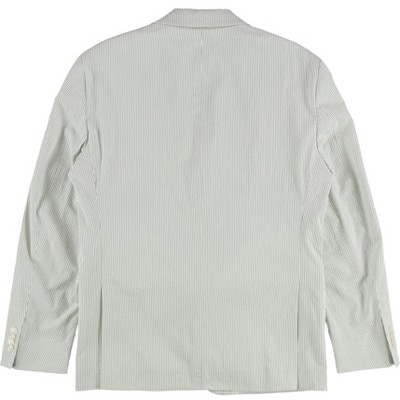 Tommy Hilfiger Mens Seersucker Two Button Blazer Jacket