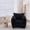 Aukfa Accent Chairs, Oversized Armchair with Side Pockets, Mid Century Modern Reading Chair, Ergonomic Comfy Sofa Chair for Office, Apartment - 2 of 4