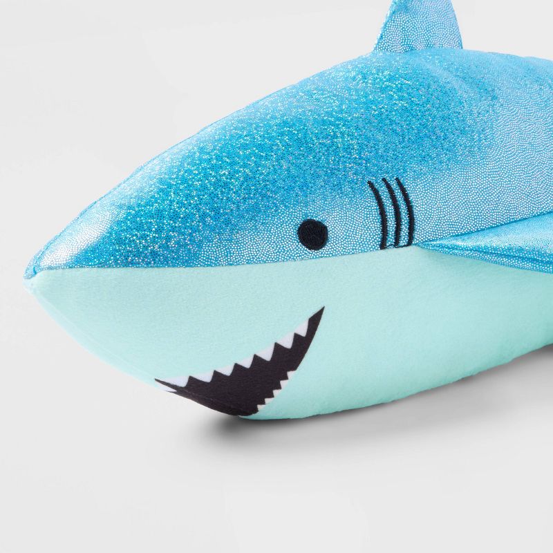 Shark with Tennis Ball Inside Plush Dog Toy - Sun Squad&#8482;, 4 of 5