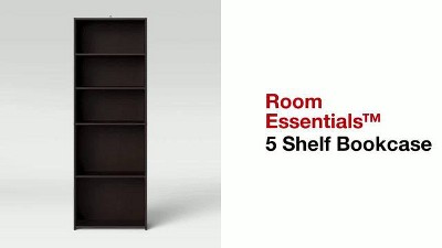 Room essentials 5 store shelf bookcase