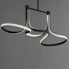 ET2 Lighting Serpentine 2 - Light Island Pendant Light in  Black - 2 of 3
