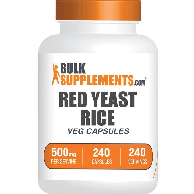 Bulk Supplements Red Yeast Rice Extract Capsules