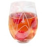  Star Trek Stemless Wine Glass Decorative Etched Command Emblem